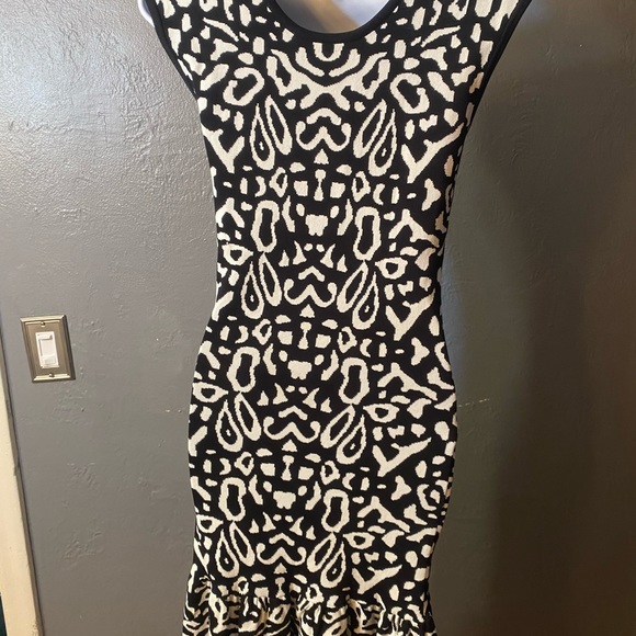 FELICITY & COCO Animal Print Jacquard Sweater Dress - Picture 4 of 16